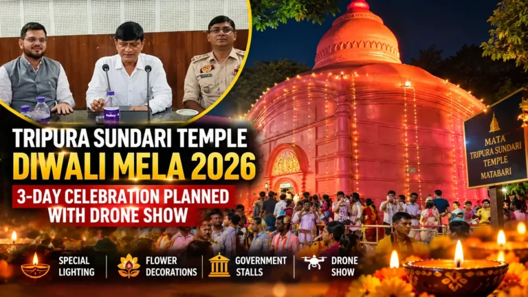 Tripura Sundari Temple Diwali Mela 2026: 3-Day Festival & Drone Show