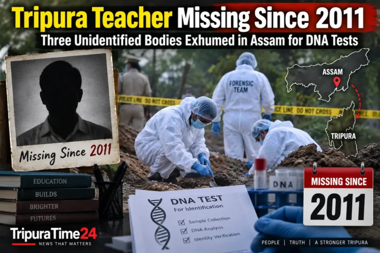 Tripura Teacher Missing Since 2011: Three Bodies Exhumed for DNA Tests