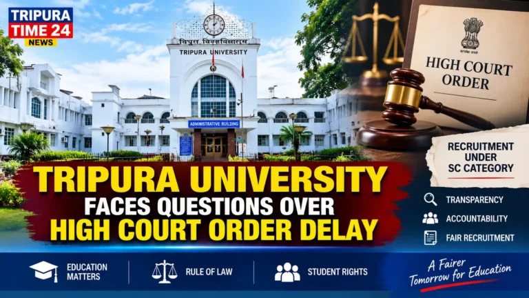 Tripura University Faces Questions Over High Court Order Delay