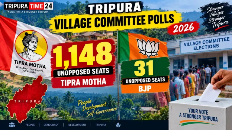 Tripura VC Polls: Tipra Motha Wins 1,148 Unopposed