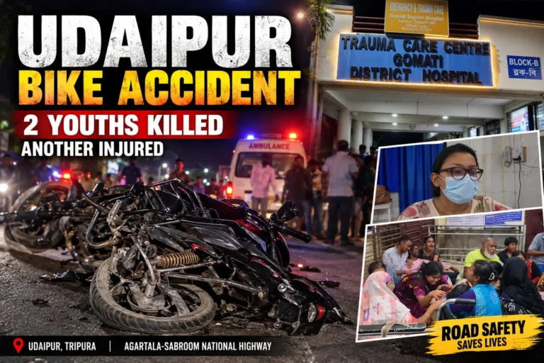 Udaipur Bike Accident: 2 Youths Killed in Head-On Collision