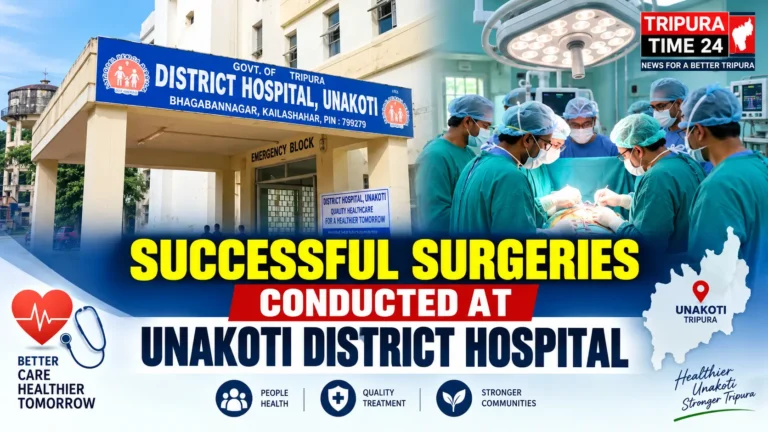 Unakoti District Hospital Conducts Successful ENT Surgeries