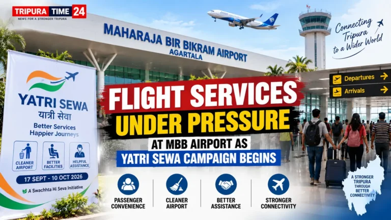 Yatri Sewa Campaign Begins at MBB Airport in Tripura