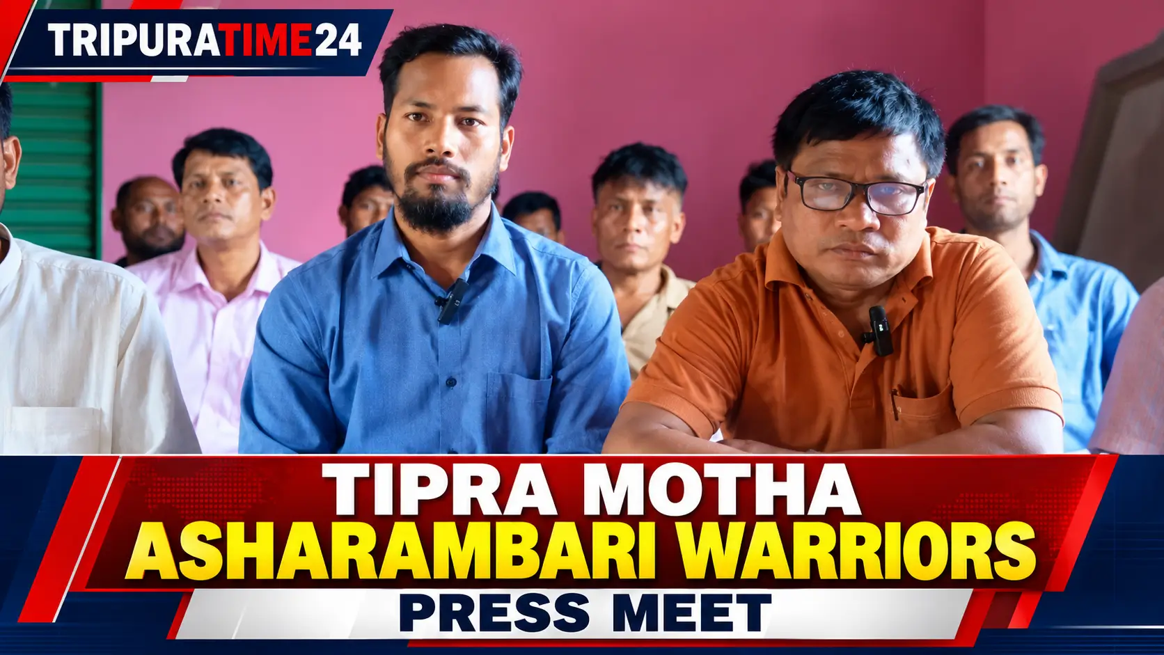 TIPRA Motha Asharambari Warriors Press Meet | TripuraTime24